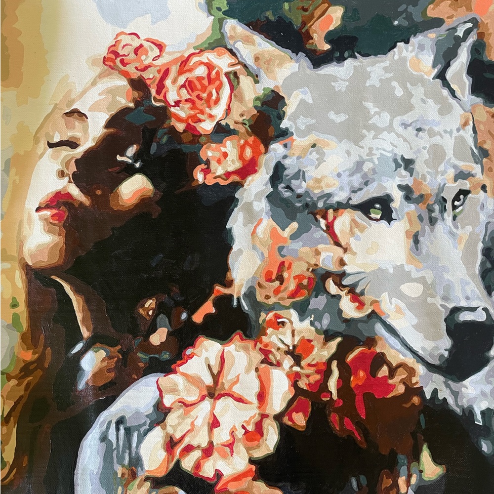 Wall art- painting handmade on canvas